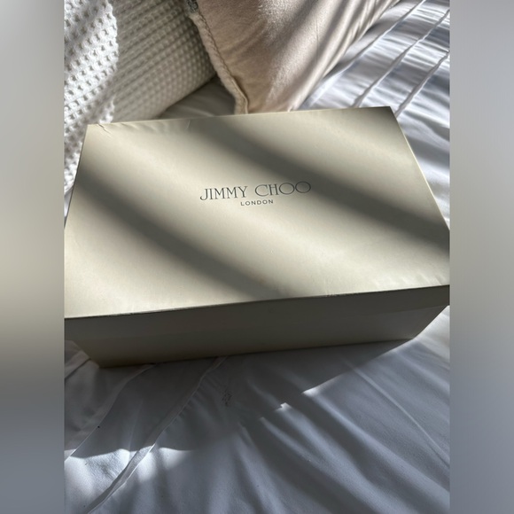 Jimmy Choo Red Patent Leather Lang Sandals Authentic MSRP $895 size 39 - Picture 3 of 14